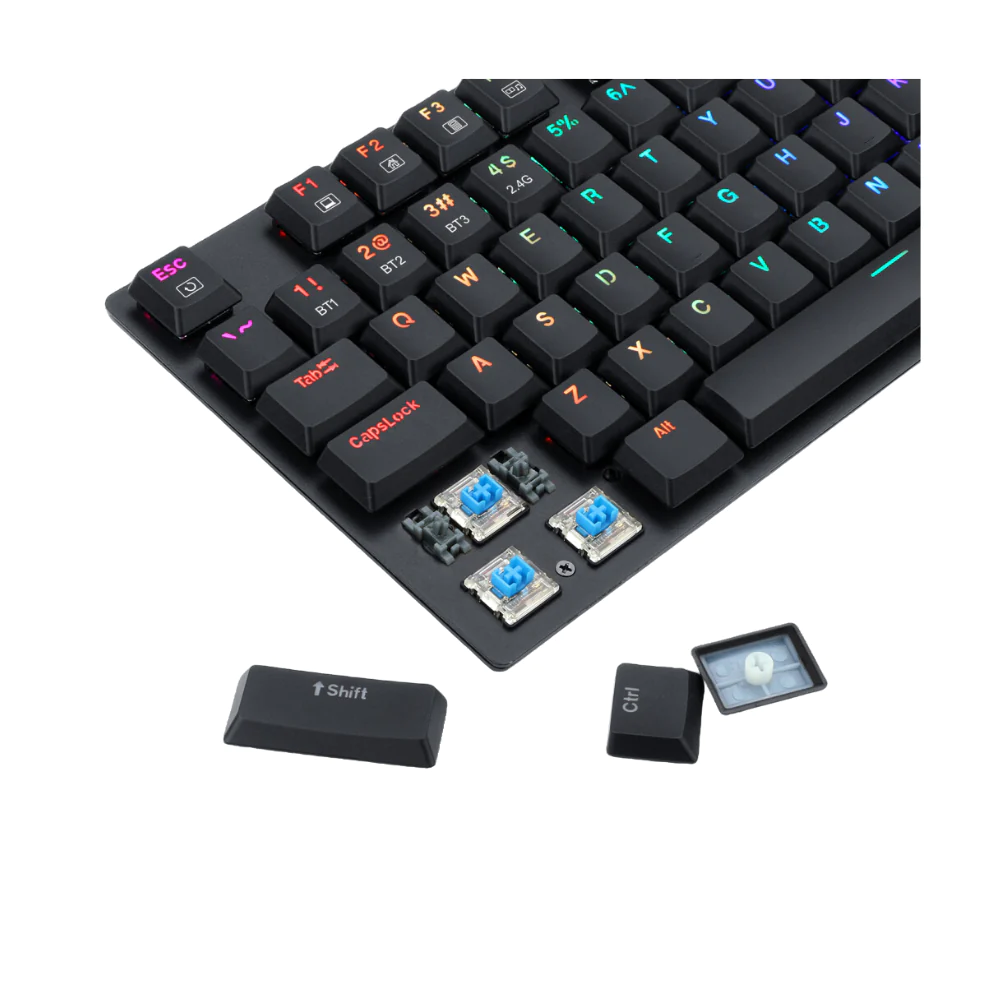 Redragon K607P-KBS Wireless/Bluetooth Gaming Keyboard Redragon K607P-KBS Wireless/Bluetooth Gaming Keyboard